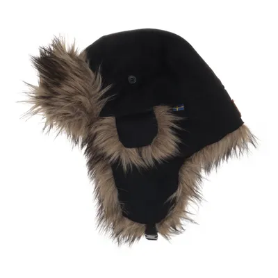 Trapper hat (Black) from Fjällräven Acrylic, Polyamide