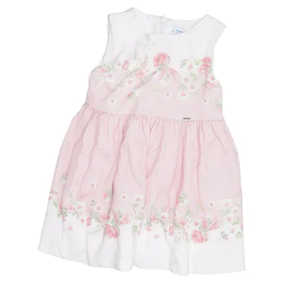 Dress (Pink, White, Multicolored) from Mayoral Polyester, Viscose