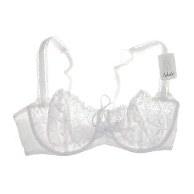 Bra (White) from Aubade Cotton, Elastane, Polyamide, Polyester