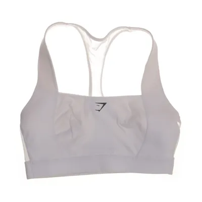 Sport-BH (Vit) från Gymshark Elastan, Polyamid, Återvunnen polyester