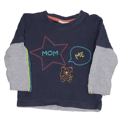 T-shirt à manches longues (Bleu, Gris, Multicolore) de Liegelind Coton, Élasthane, Viscose