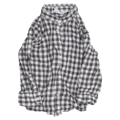 Flannel shirt (Black, White) from D.M.D by Denim Day Cotton