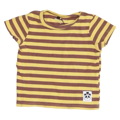T-shirt (Geel, Bruin) van Mini Rodini Katoen, Elastaan