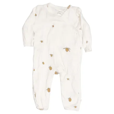 Rompers (White, Brown) from Konges Sløjd Organic cotton