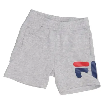 Short de jogging (Gris, Multicolore) de Fila Coton, Élasthane, Viscose