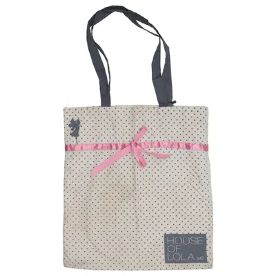 Canvas bag (Beige, Black, Pink) from House of Lola