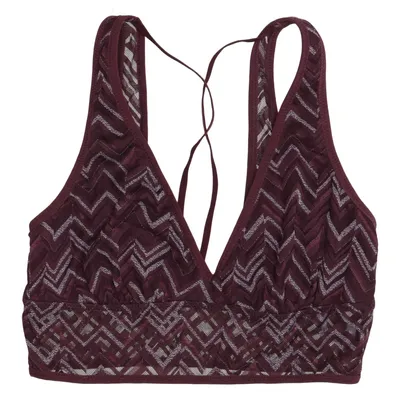 Bralette (Lila) van Aerie Katoen, Elastaan, Polyamide, Polyester