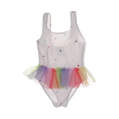 Baddräkt (Vit, Flerfärgad) från Geggamoja Collection Elastan, Återvunnen polyester