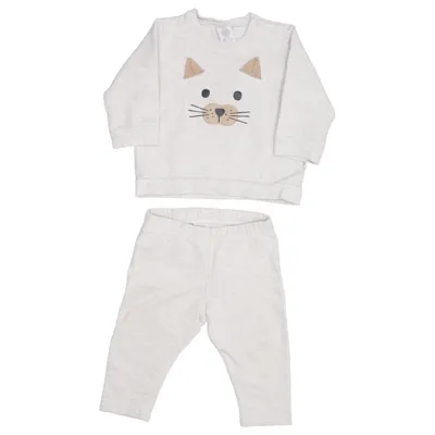 Set (Beige) från Lindex Baby Bomull, Elastan