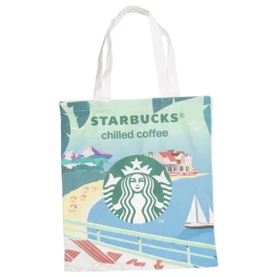 Stofpose (Grøn, Flerfarvet) fra Starbucks
