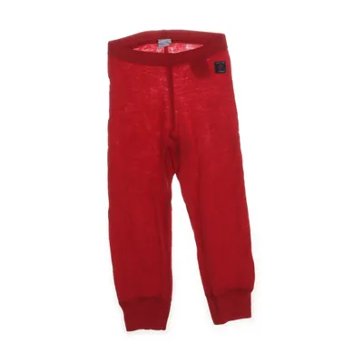 Lange onderbroek (Rood) van Polarn O. Pyret Merinowol