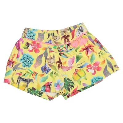 Korte broek (Geel, Meerkleurig) van Kate Morgan Studio x H&M Viscose