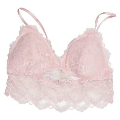 Bralette (Roze) van Hop Lun Elastaan, Polyamide, Polyester