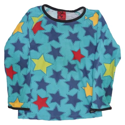 Long sleeve T-shirt (Blue, Red, Yellow) from Villervalla Cotton