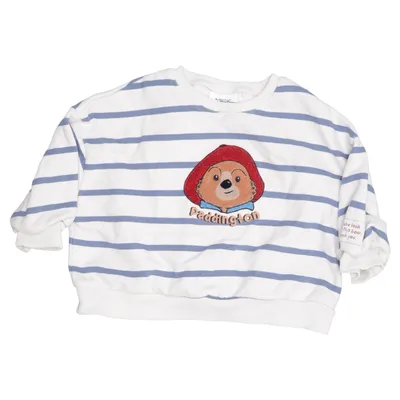 Sweatshirt (Hvid, Blå, Flerfarvet) fra Next Bomuld, Genanvendt polyester