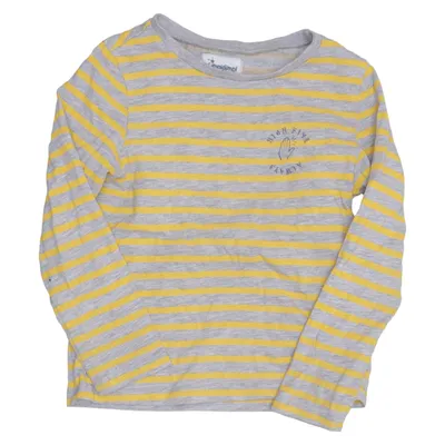 Langærmet t-shirt (Grå, Gul) fra Impidimpi Bomuld, Viscose