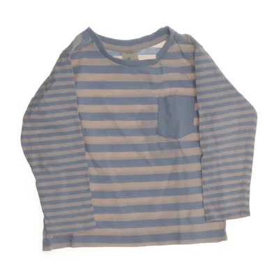 Långärmad t-shirt (Blå, Vit) från Alana Ekologisk bomull