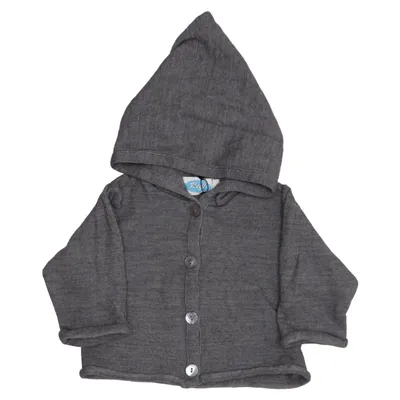 Cardigan (Gris) de Reiff Soie, Laine