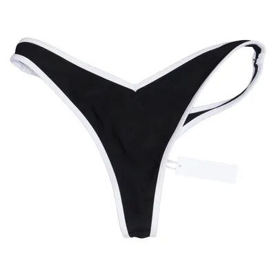Bikini bottom (Black, White) from Bright Swimwear Elastane, Polyamide