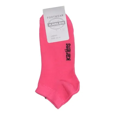 Strumpor (Rosa) från Karlen Bomull, Elastan, Polyamid