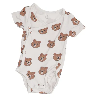 Body (Beige, Marron) de Lindex Baby Coton, Élasthane