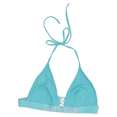 Bikini top (Blue) from Calvin Klein Swimwear Elastane, Polyester