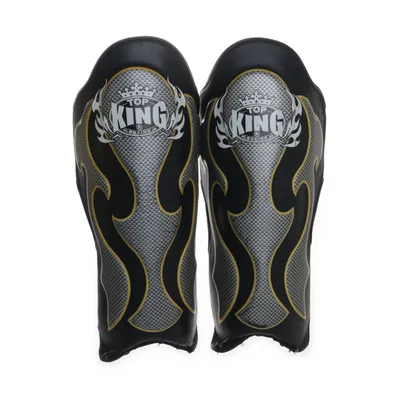 Benskydd (Svart, Flerfärgad) från Top King Boxing