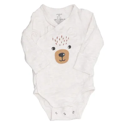 Romper (Beige) van Lindex Baby Katoen, Elastaan