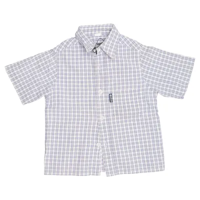 Chemise à manches courtes (Bleu, Blanc) de One Way Coton