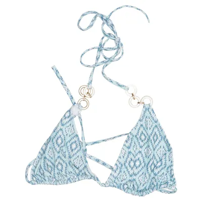 Bikini top (Blå, Hvid) fra Melissa Odabash Elastan, Polyamid