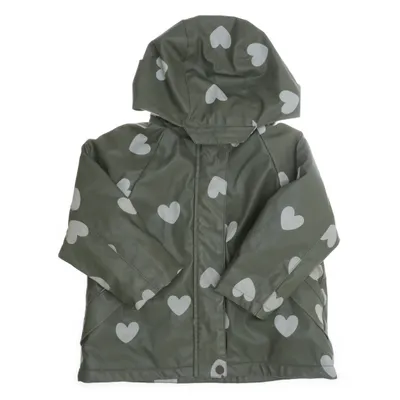 Regnjacka (Grön) från Zara Polyester, Polyuretan