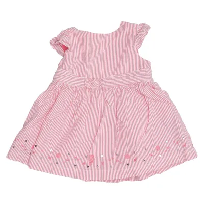 Robe (Rose, Blanc) de Sergent Major Coton