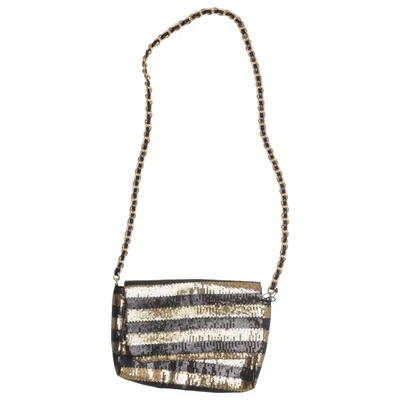 Shoulder-bag (Black, Gold) from Carolina Herrera Polyester