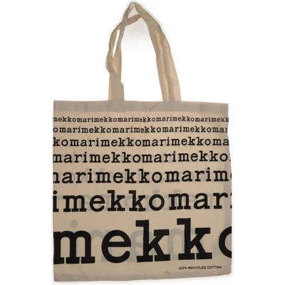 Stofpose (Beige, Sort) fra Marimekko Genanvendt bomuld