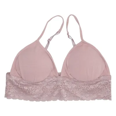 Bralette (Rosa) från Softer Days Bomull, Elastan