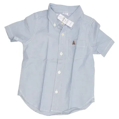 Kortærmet skjorte (Blå) fra BabyGap Bomuld