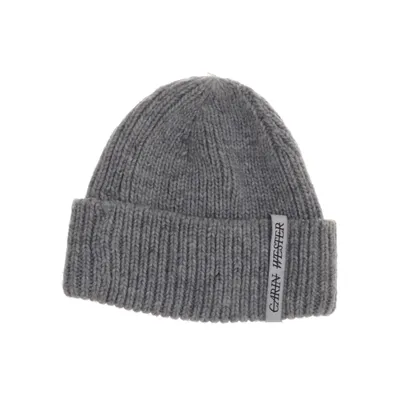 Beanie (Grijs) van Carin Wester Acryl, Wol