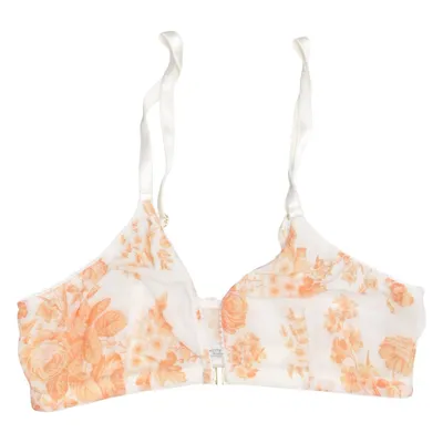 Bralette (Vit, Orange) från Underprotection Elastan, Återvunnen polyester