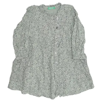 Jurk (Groen, Meerkleurig) van United Colors of Benetton Viscose