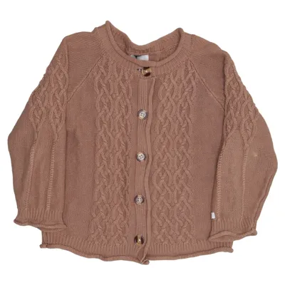 Cardigan (Marron) de Donsje Coton