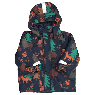 Vinterjacka (Blå, Flerfärgad) från Lindex Kids Polyester