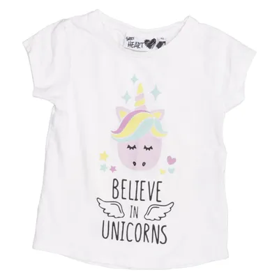 T-shirt (Blanc, Multicolore) de Sweet Heart Coton, Élasthane