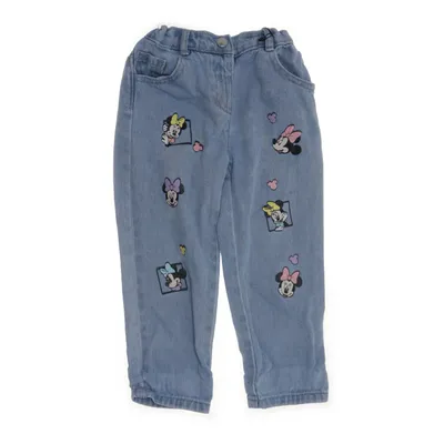 Spijkerbroek (Blauw, Meerkleurig) van Disney Baby Katoen, Polyester, Viscose