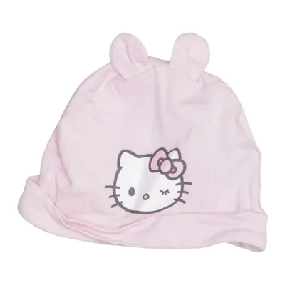 Beanie (Pink, White, Multicolored) from Hello Kitty by Sanrio Cotton, Elastane