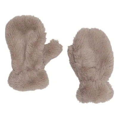 Mittens (Beige) from Rikiki Polyester
