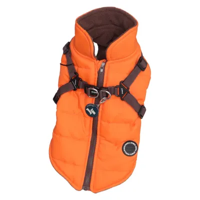 Hundkläder (Orange, Brun) från Puppia Polyester