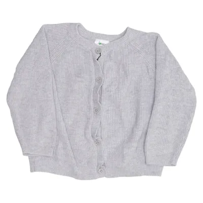 Strickjacke (Grau) von ICA I Love Eco Bio-Baumwolle