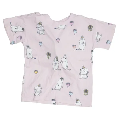 T-shirt (Pink, Flerfarvet) fra Moomin by Lindex Bomuld
