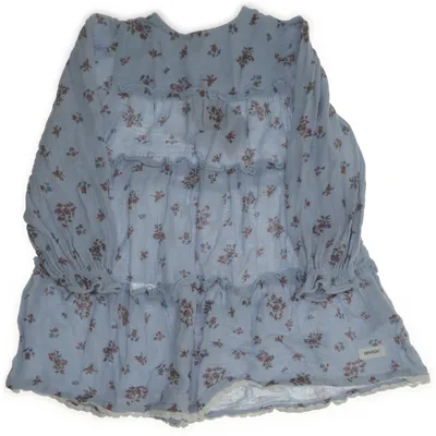 Jurk (Blauw, Meerkleurig) van Newbie by KappAhl Katoen