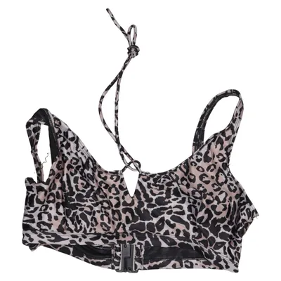 Bikini top (Brun, Sort) fra Wolf & Whistle Elastan, Polyamid, Polyester